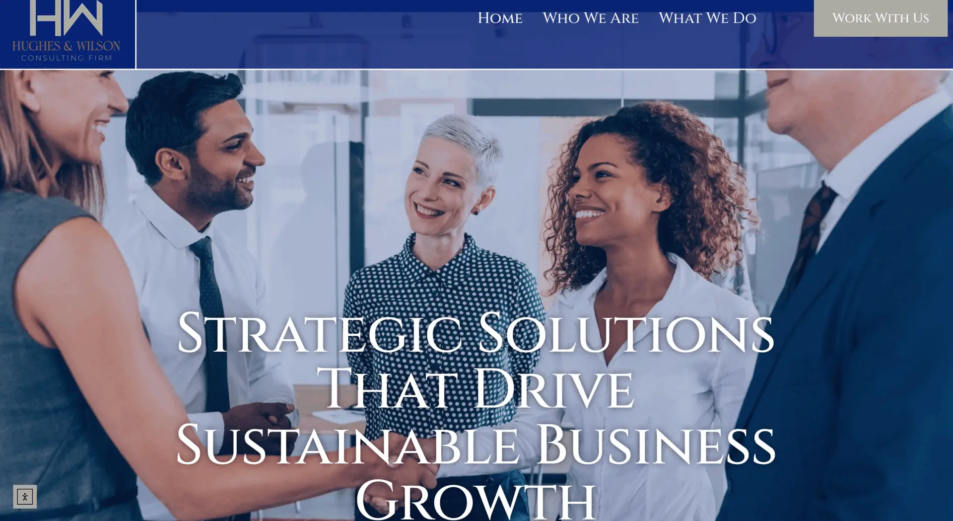 Hughes & Wilson Consulting Firm Template